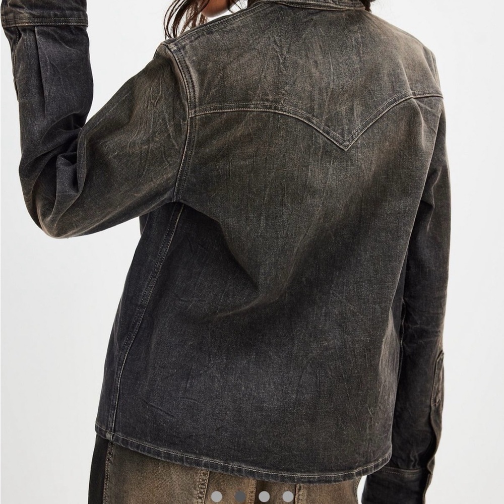 Closed - Free People Western Denim Jacket/Shacket - Picture 4 of 8